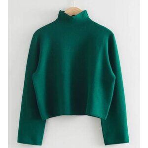 & OTHER STORIES Boxy Turtleneck Knit Sweater